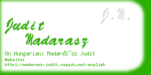 judit madarasz business card